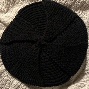 Black crochet Beret choose color will make and ship each hat is 30